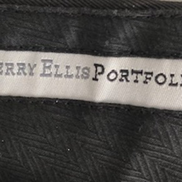 Perry Ellis Black Slacks 36 x 32  EXCELLENT - Picture 5 of 6